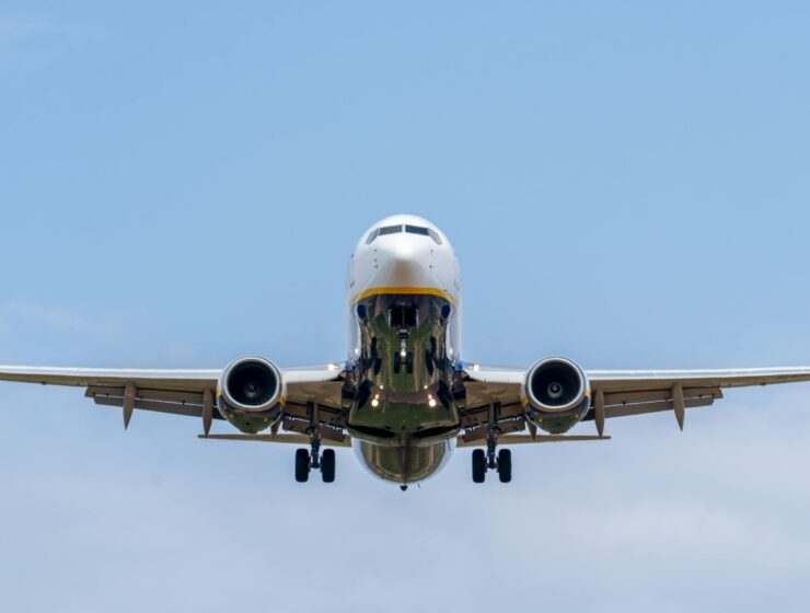 Ryanair flight from Norwich International Airport