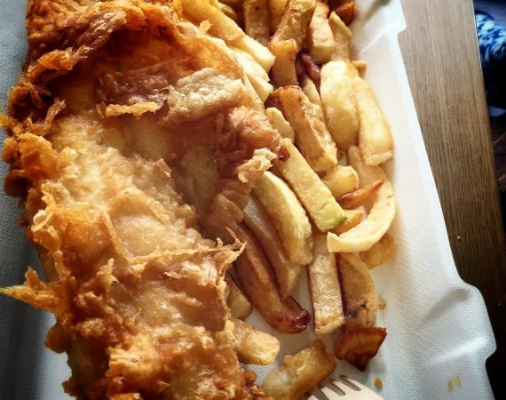 in Norfolk | Fish and chips at French's