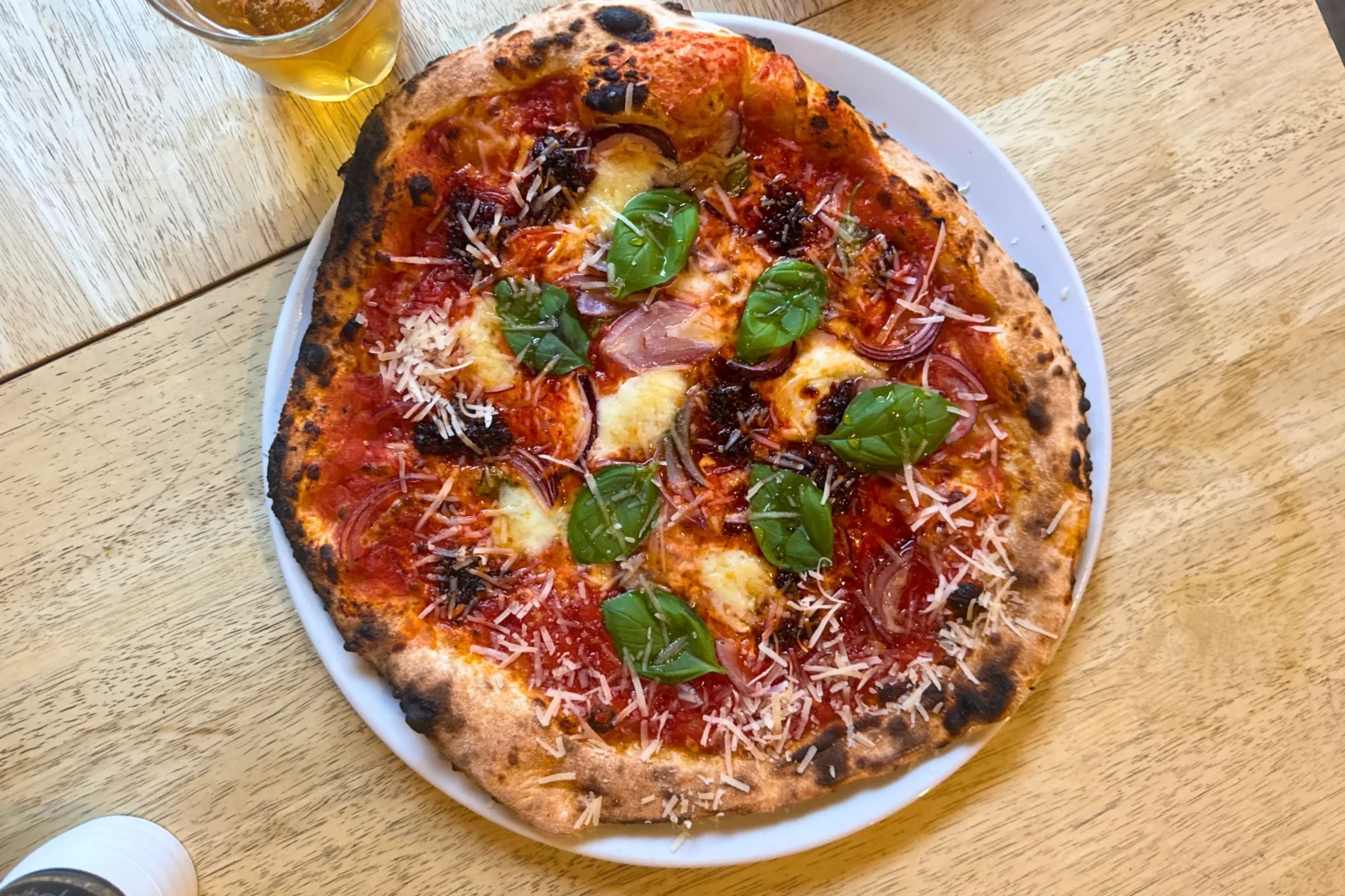 Hot Honey and Nduja Pizza