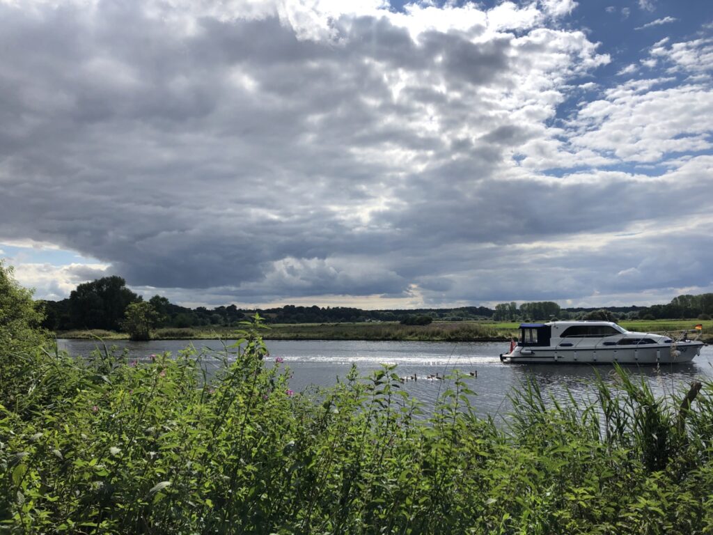 Norfolk Broads Cruiser at Surlingham