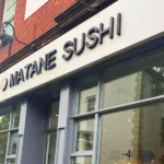 Matane Sushi Norwich Sign and shop front