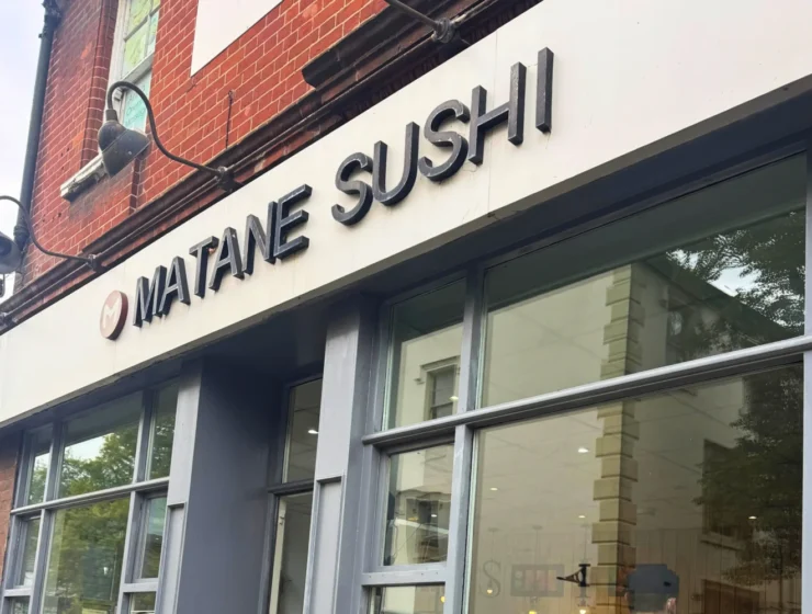 Matane Sushi Norwich Sign and shop front