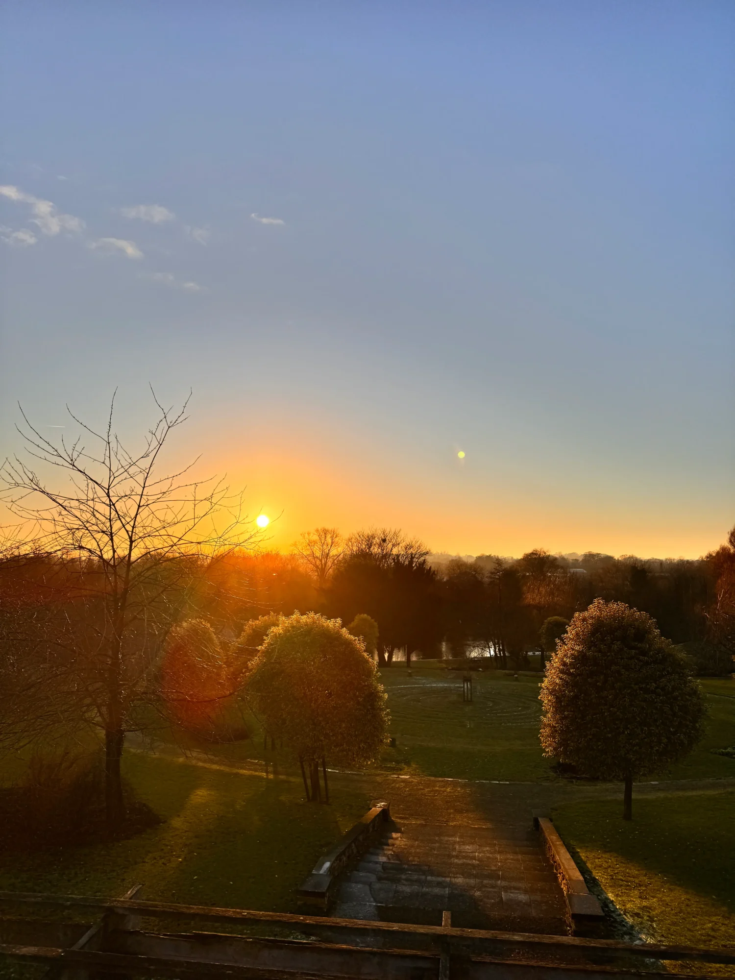 Sunset at Wensum park